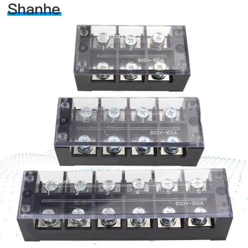 TBC-1003 TBC-1004 TBC-1006 screws connector terminal block board wire wiring connectors fixed terminals Group pin header