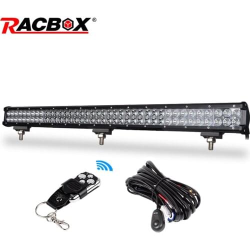 RACBOX 36 inch Offroad LED Work Light Bar Spot Flood Combo 234W 12V 24V for Automobile Car ATV SUV 4X4 Boat Truck 6000K White