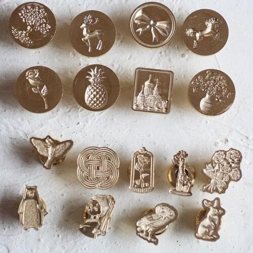 Lady cute flower wax seal stamp classical Retro European style seal stamp wood handle stamp,wax sealing stamp for envelop seal