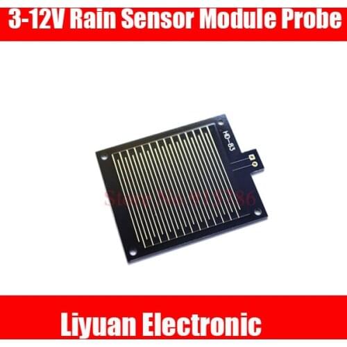 1pcs 3-12V Rain Sensor Module Probe / Water Drop Detection / Leakage Alarm /Leaf Moisture Module / Snow Detection Module