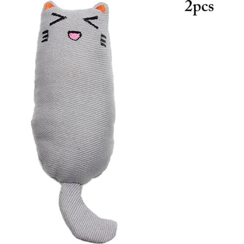 2PCS Catnip Toy Creative Bite-resistant Cartoon Chew Toy Teeth Grinding Catnip Toys playing puzzle toy for cat мягкие игрушки