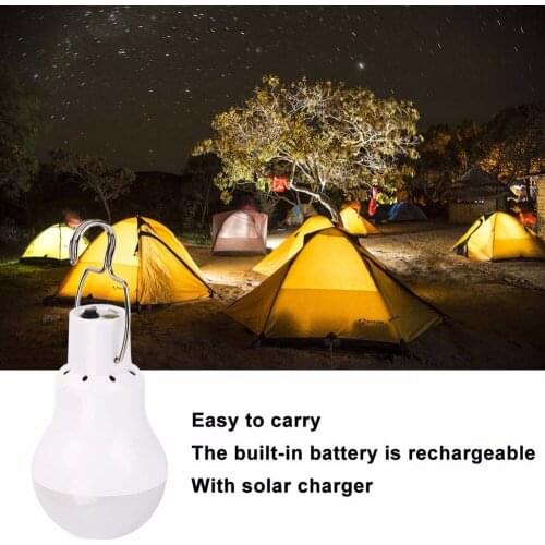 4pcs 15W 130LM Solar Power In/Outdoor Light Solar Lamp Portable Bulb Yard Waterproof Camp Solar Energy Lamps Garden Led Lighting