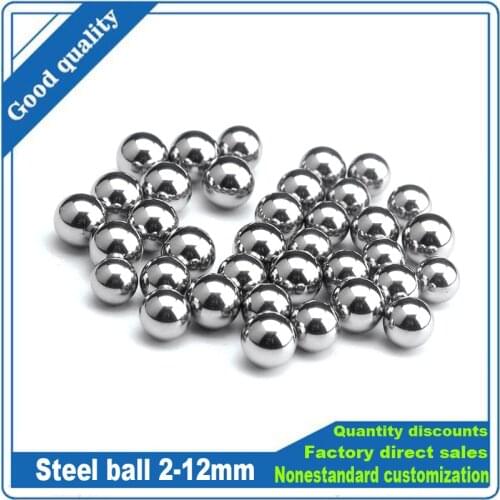 5-300PCS Steel Balls 1mm 2mm 3mm 4mm 5mm 6-12mm Pocket Shot Outdoor Hunting Slingshot Pinball Carbon Steel Shooting Accessories