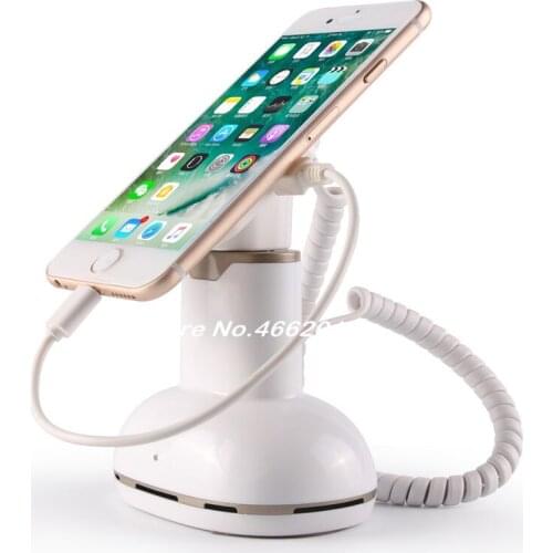 6 pcs/lot retail security mobile phone alarm stand cellphone anti theft display stand holder