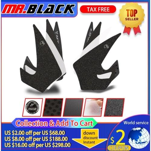 For YAMAHA MT-07 MT07 2015-2017 Motorcycle Accessories Tank Traction Side Pad Gas Fuel Knee Grip Decal