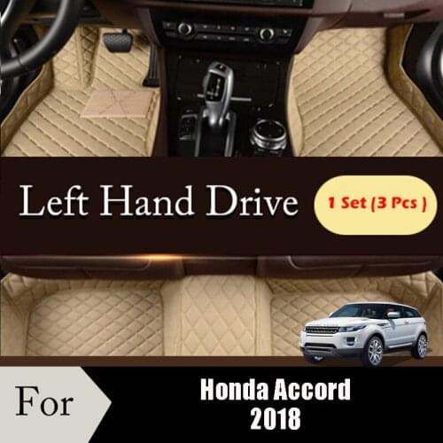 Car Floor Mats Carpets Auto Foot Rugs Car-Styling Interior Pad Pedals Covers Accessories 2020 2019 2018 For Honda Accord X