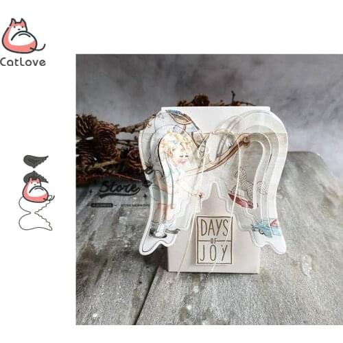 Big Angel Wings Metal Cutting Dies Scrapbooking Stencil Die Cuts Card Making DIY Decorative Craft Embossing New Dies For 2019