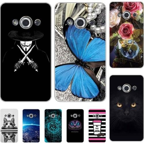Phone Case For Samsung Galaxy Xcover 3 G388F G389F 4.5" Relief Cartoon Case Animal Cat Cover Coque Funda Bag Back Shell