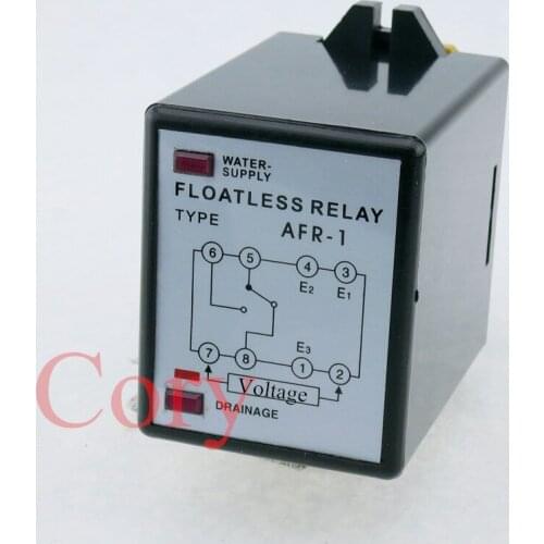 Liquid Water Level Control Sensor Switch Floatless Relay 8 Pin 220V AC AFR-1