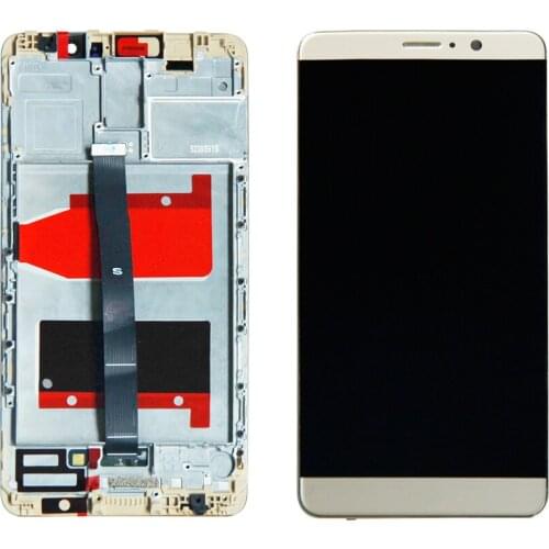 For 5.9"Huawei Mate 9 MHA-L09 MHA-L29 Mate9 LCD Display Screen Digitizer Touch Panel Glass Sensor Assembly with Frame