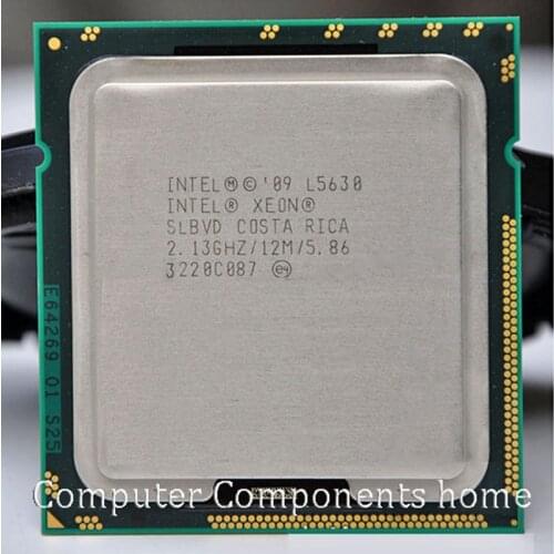 Original INTEL XEON L5630 CPU 4 core 8 thread LGA 1366 X58 motherboard