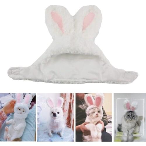 Pet Cat Rabbit Headgear Dog Cute Rabbit Ears Hat Photo Cute Dress Cosplay Accessories