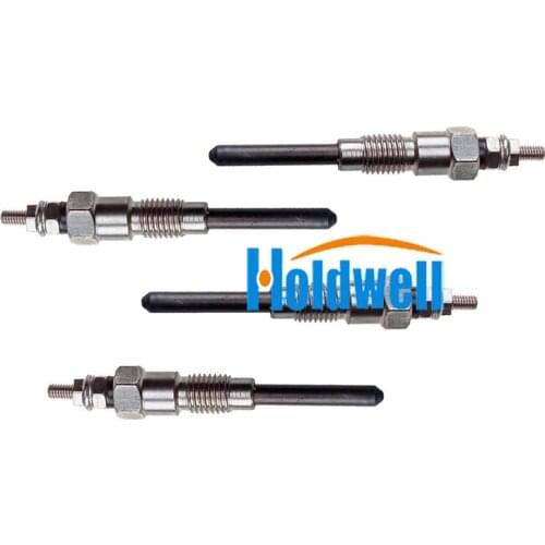 Holdwell 4PCS Glow Plug 6655233 for Bobcat Loader B330 BL370 BL470 BL570 645 743 S150 S160 T90