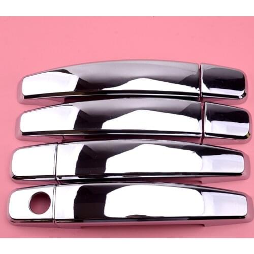 CITALL 8Pcs/Set Exterior Door Handle Cover Trim Fit for Vauxhall Antara Corsa Insignia Meriva Insignia Saloon Opel Zafira B 2010