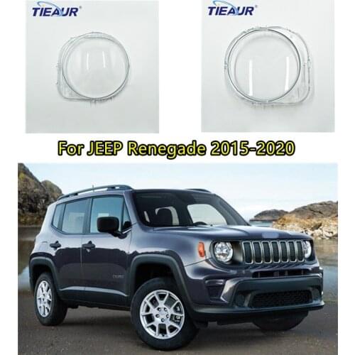 Headlight Lens Cover For JEEP Renegade 2015 2016 2017 2018 2019 2020 Headlamp shell Clear Replacement
