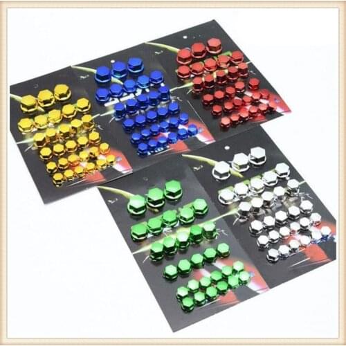 Screw caps Motorcycle Accessories Electroplated Decorative for SUZUKI RMZ450 RMX250R S DRZ400R RM85 RM125 250 RMZ250
