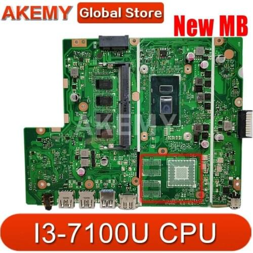 Akemy X540UA MAIN_BD._8G/I3-7th Gen CPU MainBoard For ASUS X540UA X540UV X540UB X540UBR Laptop Motherboard 90NB0HF0-R00090