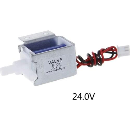 20CE Micro Electric Solenoid Valve N/C Normally Closed 6V 12V 24V Wires Gas Water Air Control