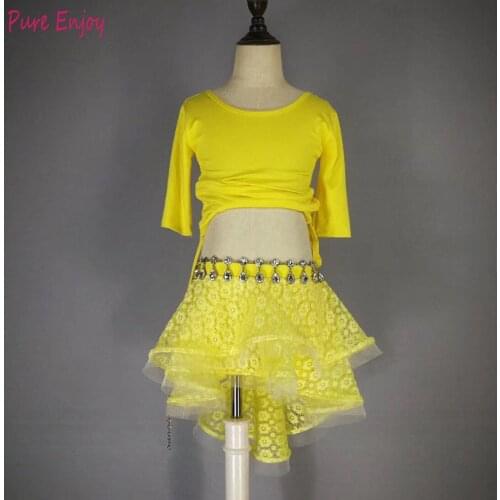 New Women Sexy Fashion Bellydance Oriental Costumes Set Top Skirts Split Practice Clothes Top Skirt Professional Belly Dance