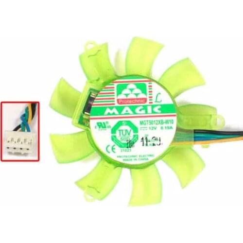 MAGIC MGT5012XB-W10 DC 12V 0.19A 46X46X10mm Server Cooling Fan