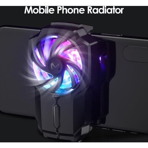 Gaming Smart Phone Cooling Fan USB Rechargeable Mobile Gamepad Radiator Cooler Portable Mobile Phone Radiator Cooling Fan