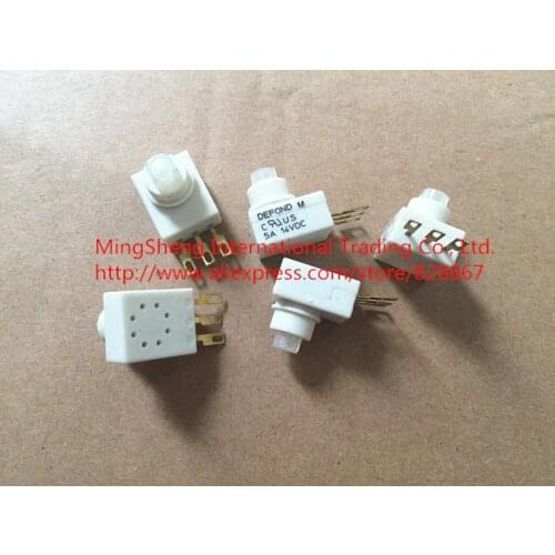 Original new 100% DE FEND DPN-3-07 5A 14VDC dynamic press the touch switch 3 foot self reset button from the shell