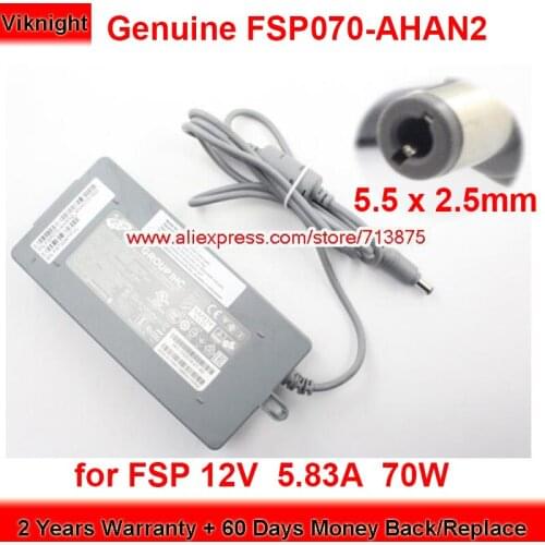 Genuine FSP070-AHAN2 70W Charger 12V 5.83A AC Adapter for CS-KIT-MINI-KR-9 WEBEX UNIT QUADCAM CS-KIT-MINI-K9 Power Supply