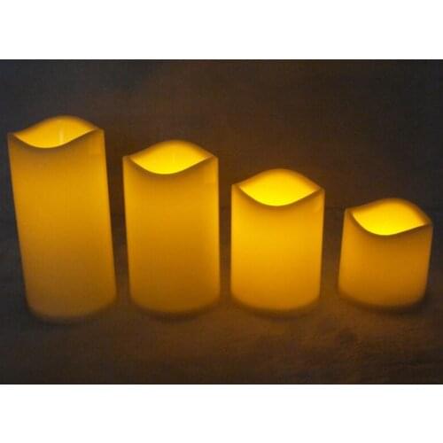 1Pc Romantic Flameless LED Electronic Candles Light for Mothers Day Birthday Valentines Day Christmas Wedding Home Decor