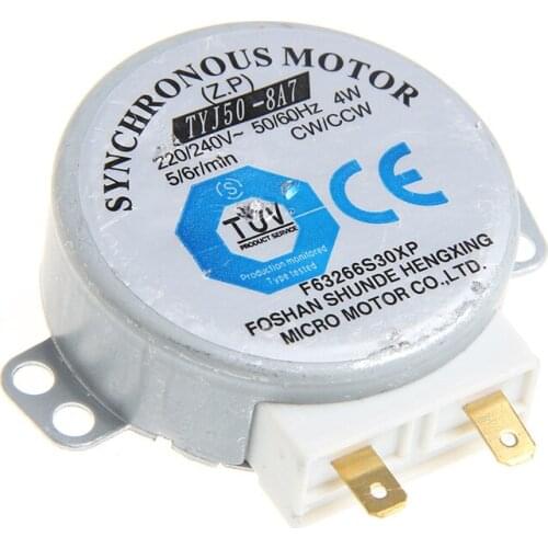 AC 220-240V 4W 6RPM 48mm Synchronous Motor for Air Blower 50/60Hz TYJ50-8A7 Tray K9FA