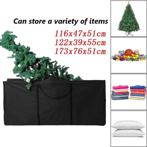 1Pcs Large Waterproof Oxford Cloth Christmas Tree Storage Bag Outdoor Furniture Handbag Household Storage Bag Zipper Bag Holder
