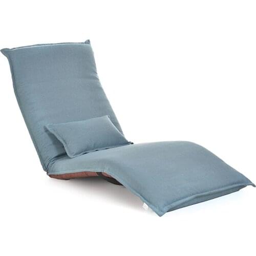 Japanese Chaise Lounge Chair Living Room Furniture Floor Seating Adjustable Foldable Upholstered Folding Lazy Lounger Sofa Bed
