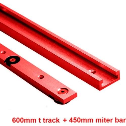 1 Set Miter Bar Track Miter Track and Miter Bar Slider Table High quality Premium Useful