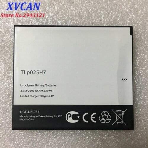 3.85V 2500mAh TLp025H1 & TLp025H7 For Alcatel OneTouch POP 4 OT-5051X OT-5051D 5051X 5051D Battery
