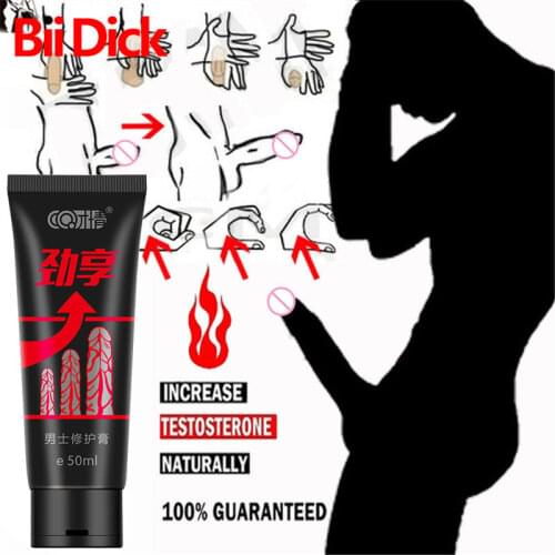 50ml Male Penis Enlargement Cream Pene Erection Aphrodisiac Essential Oil Sex Delay Dick Growth Thicken Massage Lubricant