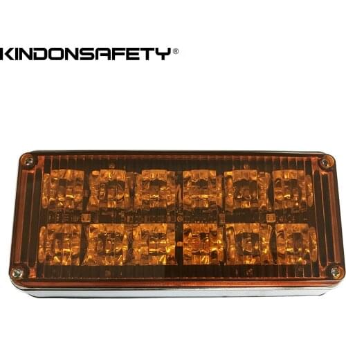 6pcs Free shipping! New LED Ambulance Perimeter light, Rectangular Warning Lamp, Strobelight, sync and async function
