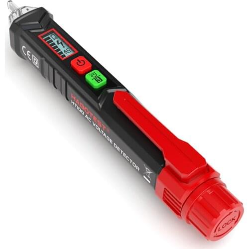 HABOTEST HT100 Non-contact Voltage Detector AC/12~1000V Non-contact Test Pencil Circuit Breaker Finder Electroscope