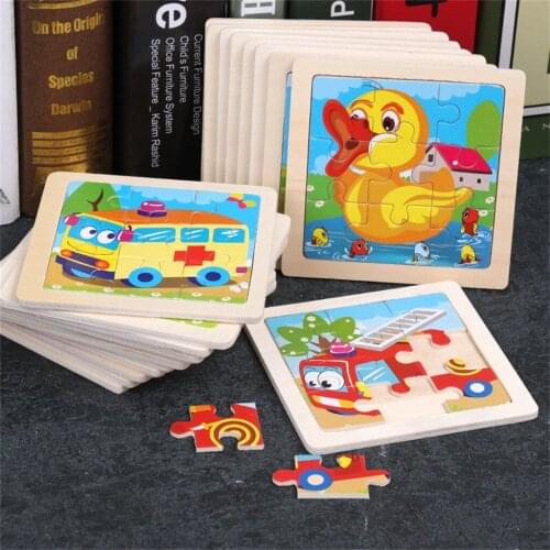 Wood Puzzles Children Adults Vehicle Puzzles Wooden Toys Learning Education Assemble Toy Educational Games Wooden Jigsaw Toys