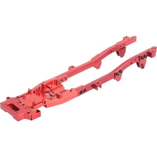 For WPL D12 CNC Metal Body Chassis Frame Beam 1/10 RC Drift Car DIY Upgrade Parts Accessories