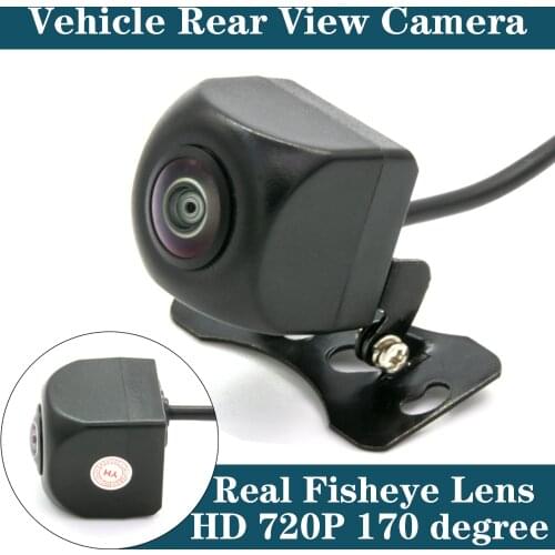 HD 1280*720P Fisheye 170 Degree Starlight Night Vision Vehicle Camera Car Rear View Camera Parking Accessories