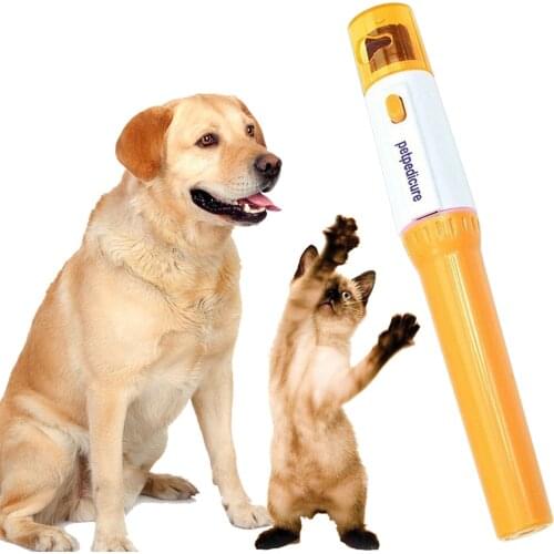 Electric Pet Nail Clipper Pedi Dog Cat Paw Nail Grinder Painless Cutter Pets Trimmer File Kit Grooming Products for Animal