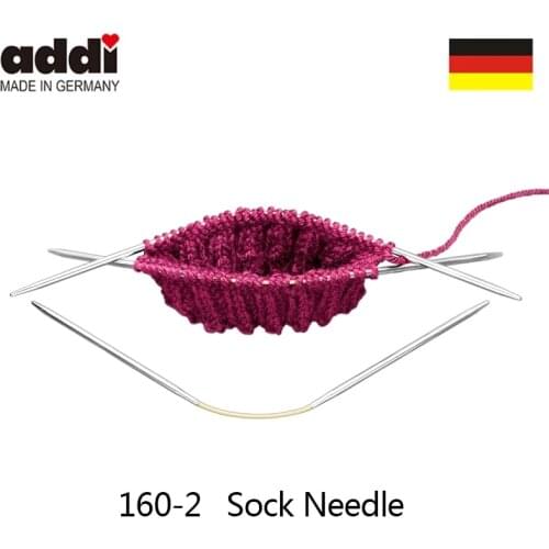 Addi 160-2-21cm 3piece addiCraSyTrio Needle Set Circular Knitting Needles Socks/Sleeve