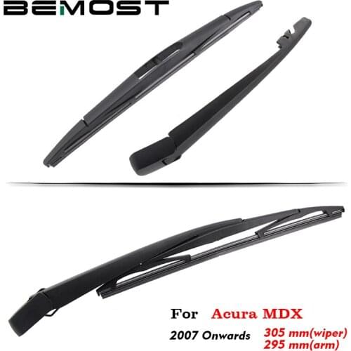 BEMOST Auto Car Rear Windscreen Wiper Arm Blade Soft Natural Rubber For Acura MDX 305mm 2007 Onwards Hatchback Accessories