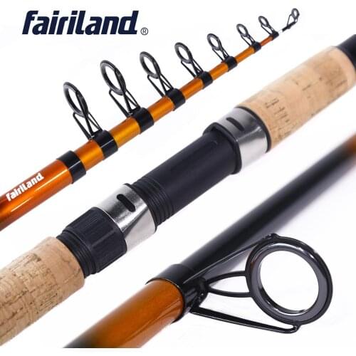 Telescopic rod made of carbon fiber L Power Freshwater Rod Telescopic Fishing rod 1.8/2.1/2.4/2.7/3/3.6/4.2/4.5M Spinning Pole