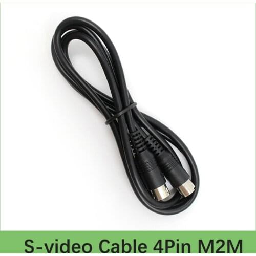 S video Cable 4 Pin Male to Male TV Connect S-Video Cable For Projector VCR DVD Free Shipping