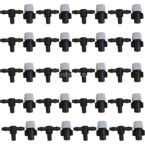 20pcs Sprinkler Heads Nozzle + Tee joints for Misting Watering Irrigation