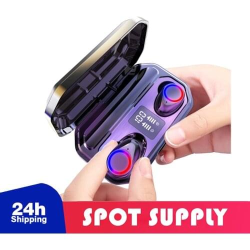 2021 TWS Wireless Earpiece Bluetooth 5.0 Earphones Sport Earbuds Headset with Mic for Smart Phone Xiaomi Samsung Huawei Lotus