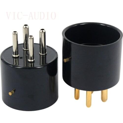 5PCS Bakelite Tube Socket 4Pins Electron Tube Seat Bakelite Tube Base For 811 274 300B 2A3 Vacuum Tube Amplifier HIFI DIY