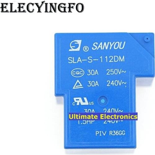 5pcs SLA-S-112DM T90 5 feet a group of normally open 30A250VAC Relays