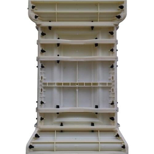 ABS plastic concrete square pillar base molds