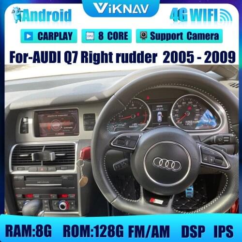 Android Car radio GPS Navigation For AUDI Q7 2005 2006 2007 2008 2009 HD Screen WIFI Radio Player DVD Multimedia Player